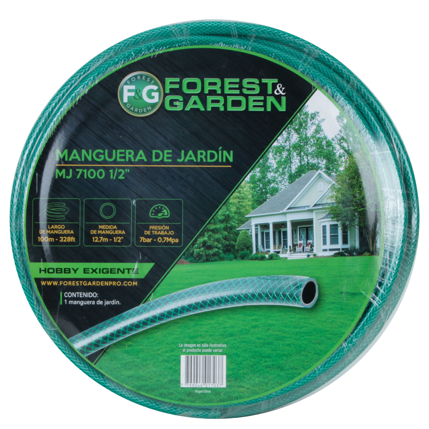 Manguera JARDIN REFORZADA 3/4 X 30 METROS Forest And Garden MI